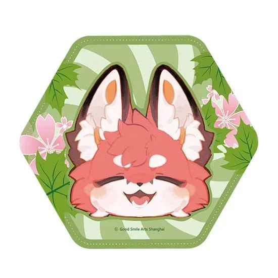 Fluffy Tierra: Botón de alfiler sonriente