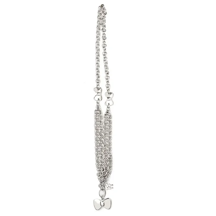 Folli Follie Collar Lazos Plateado