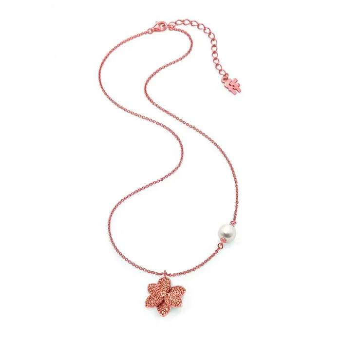 Folli Follie Collar Mujer, 3n19s240rsw, (38 cm)