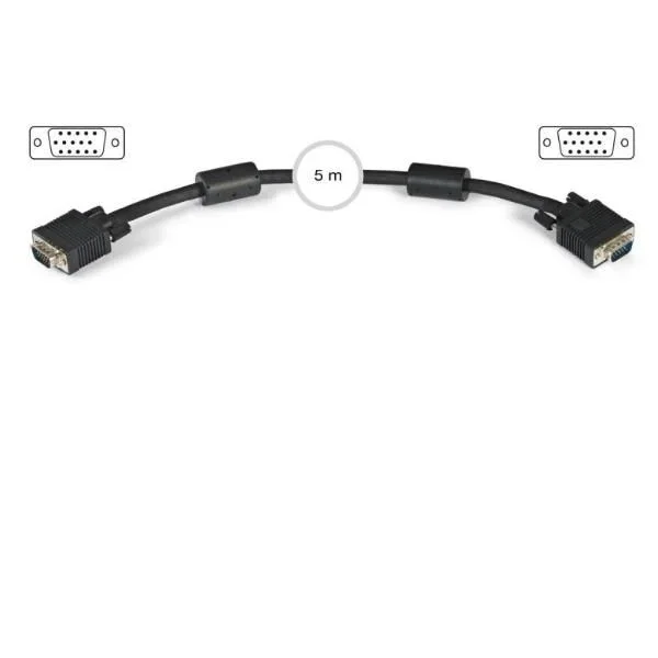 Fonestar 7818-5 cable VGA 5 m VGA (D-Sub) Negro