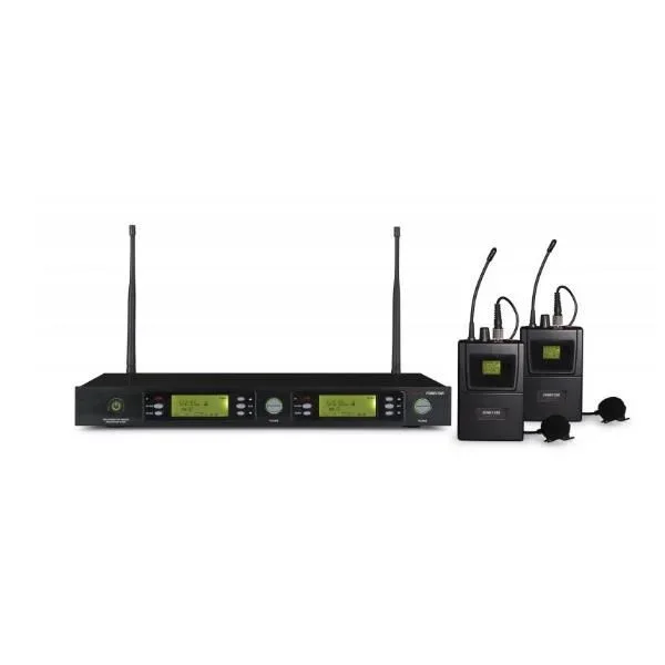 FONESTAR Micrófono inalámbrico Doble petaca UHF MSH-892-512