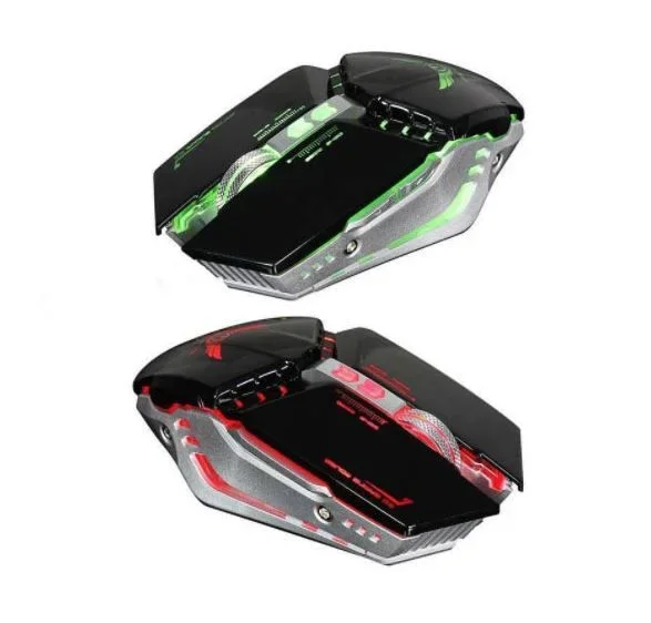 Forev gaming wireless mouse black light 2 colors + charge fv-w505