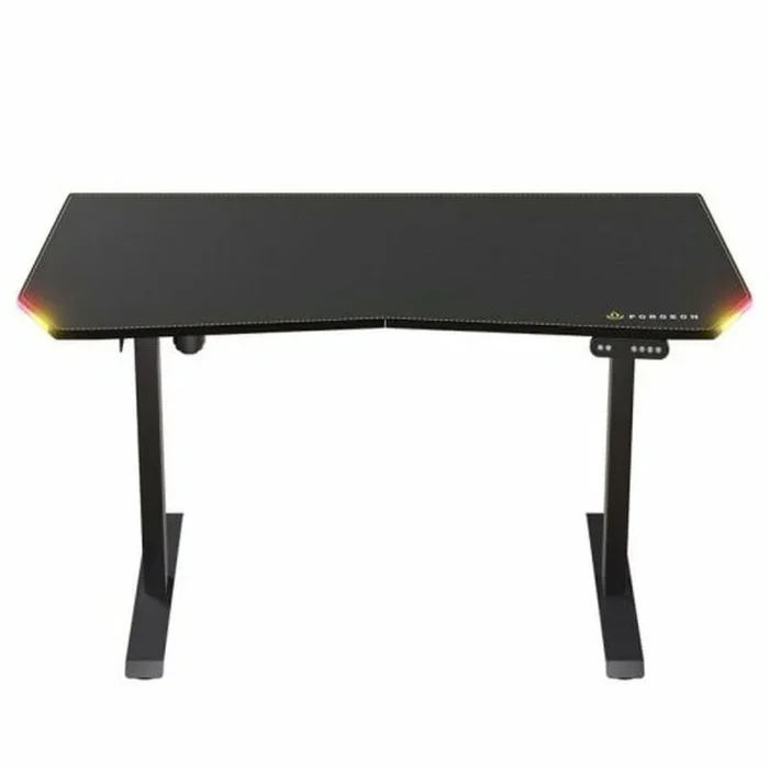 Forgeon Battleground Mesa Gaming Regulable en Altura con Motor 140x70cm RGB Negra