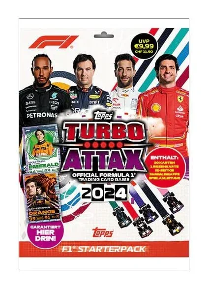 Fórmula 1 turbo attax tcg 2024 f1 starterpack *edición alemán*
