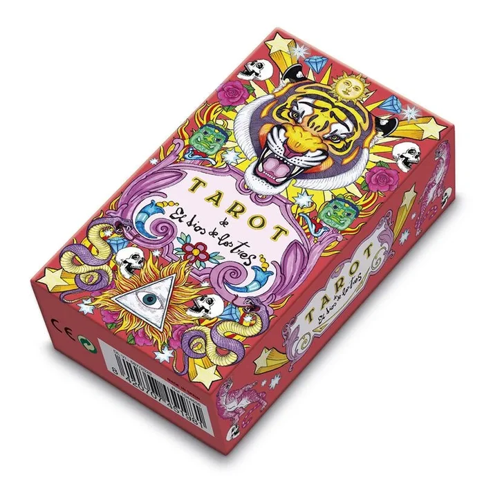 Fournier- Baraja de Cartas de Tarot el Dios de los Tres, Multicolor (1044656)