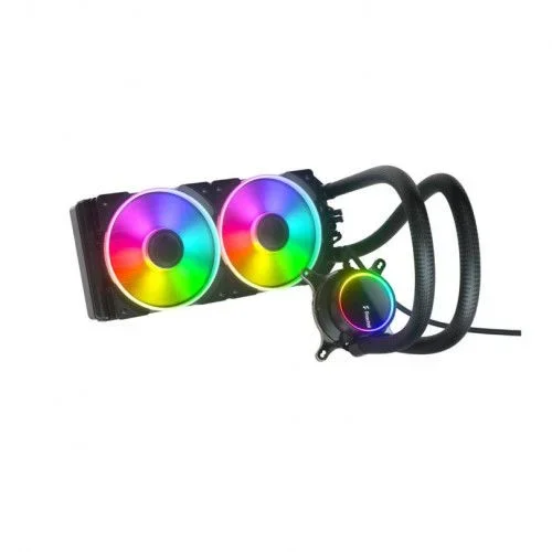 Fractal Design Lumen S24 RGB Procesador Sistema de refrigeración líquida todo en uno 12 cm Negro 1 pieza(s)