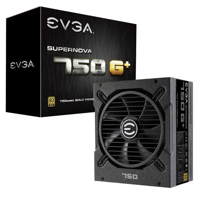 Fuente alimentacion evga supernova 750 g1+, 80 plus gold 750w, fully modular, fdb fan, 10 year warra