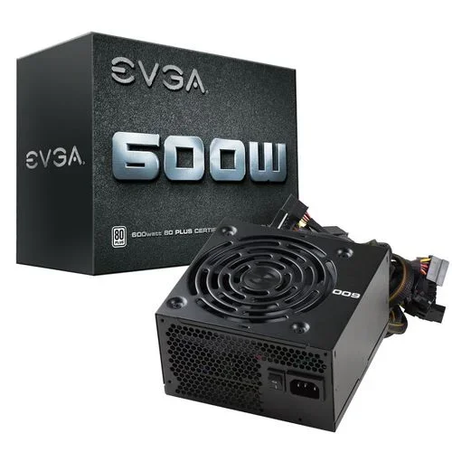 Fuente de alimentación evga 600w/ 600w/ ventilador 12cm/ 80 plus