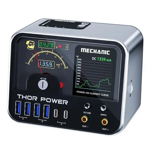 Fuente de Alimentación Regulada por CC Inteligente Mechanic Thor Power con Interfaz de Expansión Enchufe UE