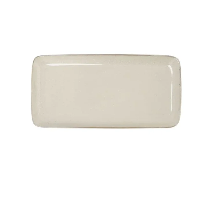 Fuente de cocina bidasoa ikonic blanco cerámica 28 x 14 cm (pack 4x)