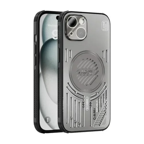 Funda ABEEL Ice Fox Series para iPhone 13 con disipador de calor Magsafe (gris titanio)