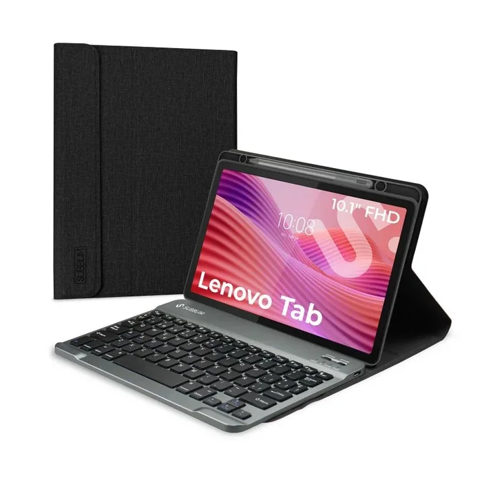 Funda con Teclado Subblim Shock Case Lenovo Tab 10.1′ 2025- Negra
