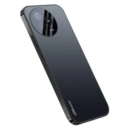 Funda de acrílico esmerilado con galvanoplastia para Redmi K80 Ultra AG (negra)