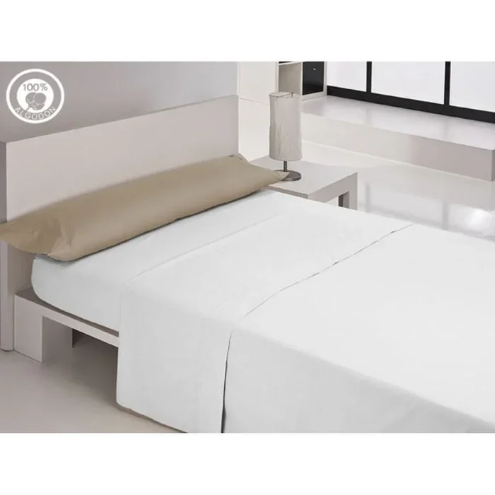 Funda de almohada happy home lisos cotton tierra cama de 90 144 hilos 90 cm