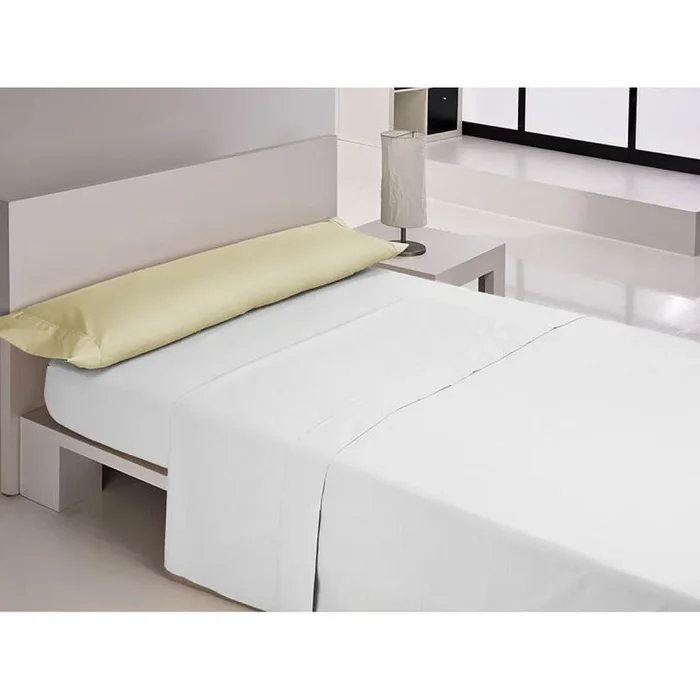 Funda de almohada happy home mix colors amarillo cama de 180/200 144 hilos 45 x 100 cm (2 unidades)