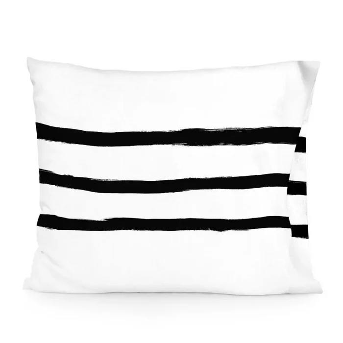 Funda de almohada happyfriday blanc stripes multicolor 60 x 70 cm