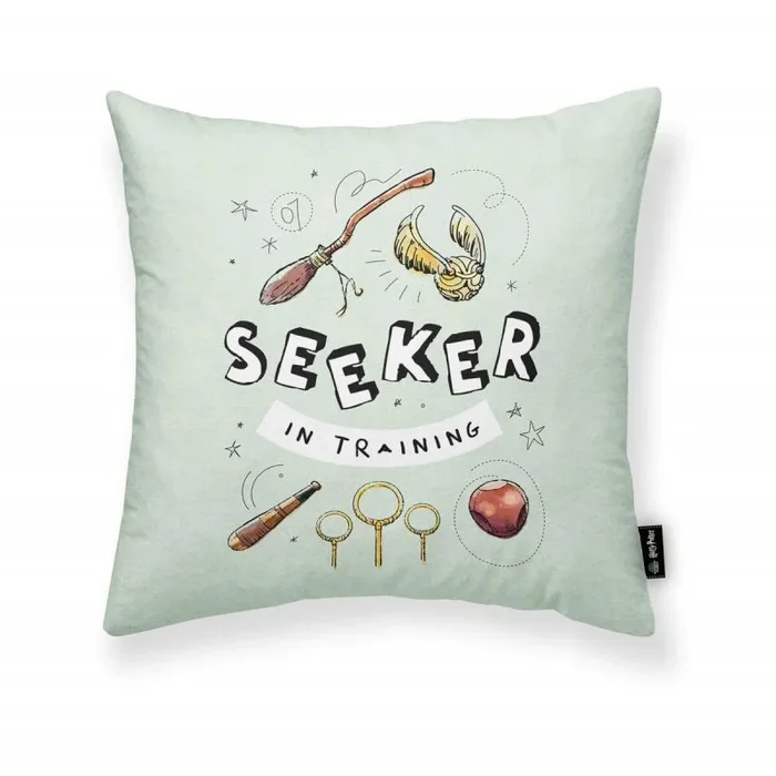 Funda de cojín harry potter seeker multicolor gris claro 45 x 45 cm