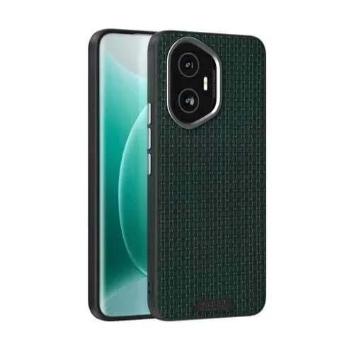 Funda de Cuero con Micro Relieve 6D y Magsafe para Honor 300 Abel Ruyi (Verde)