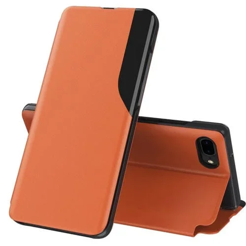 Funda de Cuero con Tapa Horizontal Magnética a Prueba de Golpes con Pantalla Lateral y Soporte para iPhone 6 Plus / 7 Plus / 8 Plus