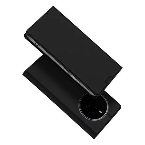 Funda de Cuero con Tapa para Honor Magic7 Dux Ducis Skin Pro Series (Negra)