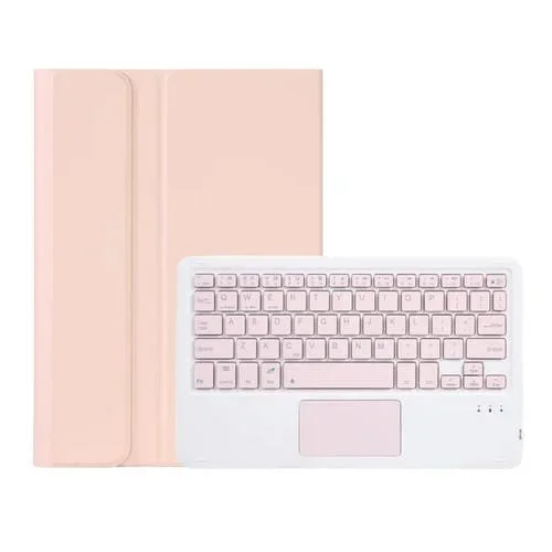 Funda de Cuero con Teclado Bluetooth Ultrafino Op12-A con Panel Táctil para Oppo Pad Air 10,4 » (Rosa)