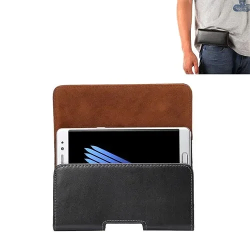 Funda de Cuero con Textura para Galaxy Note 5 / Galaxy Note 4 / Galaxy S7 Edge Plus (Negro)