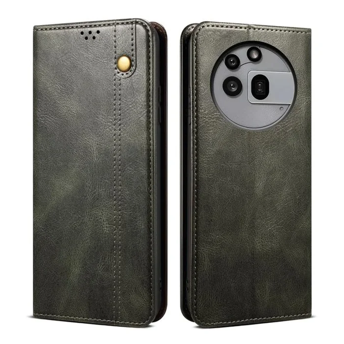Funda de Cuero Crazy Horse para Teléfono 3A Pro (Verde)