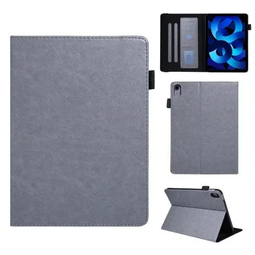 Funda de Cuero Inteligente para iPad Extraordinary Series 2025/2022 (Gris)