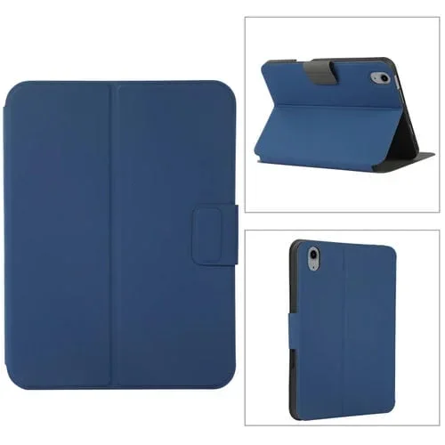 Funda de Cuero para iPad 2025/2022 con Hebilla Magnética (Azul Marino)