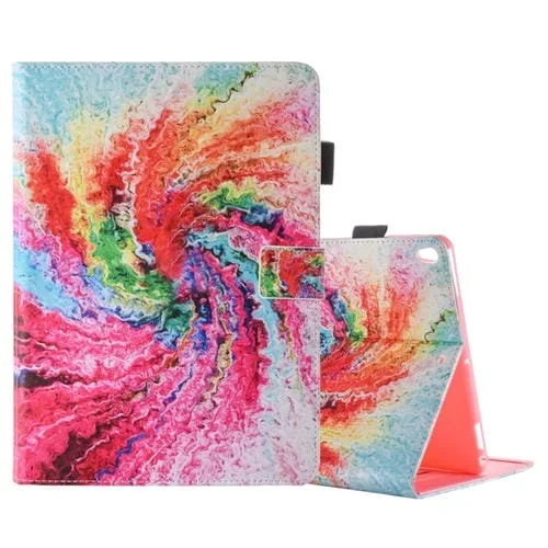 Funda de Cuero para iPad Pro 10.5 Pulgadas Swirl Water Pattern con Tapa Horizontal y 3 Soportes