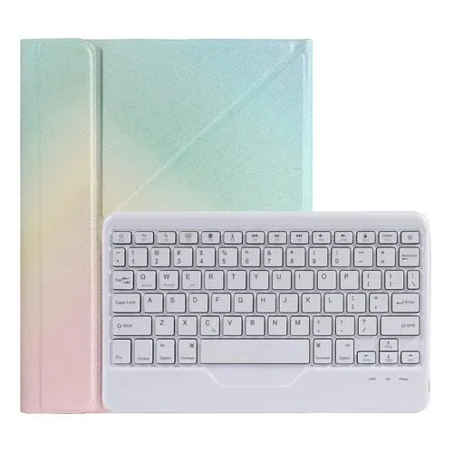 Funda de Cuero Teclado Bluetooth Splittable para iPad Pro 11 (2021, 2020, 2018) y Air 4 10.9 (Gradiad)