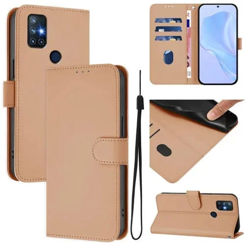 Funda de Piel Sintética con Cordón para OnePlus Nord N10 5G (Desnudo)