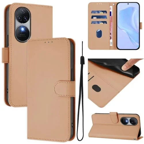 Funda de Piel Sintética con Cordón para Teléfono Oukitel C38 (Piel)