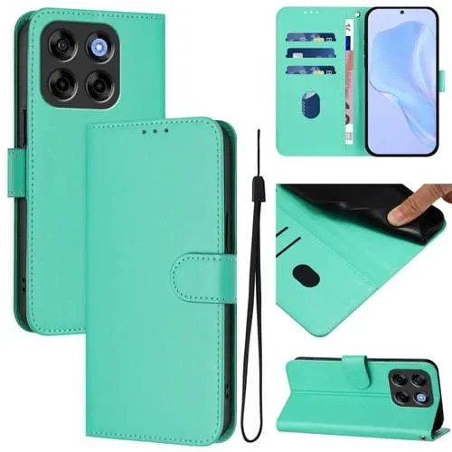 Funda de Piel Sintética con Cordón para ZTE Blade V70 Vita/V70 (Verde)
