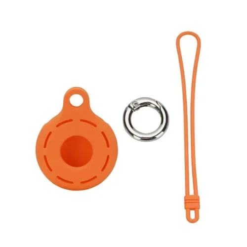 Funda de Silicona AirTag Tracking Anti-Lost Locator (Naranja)