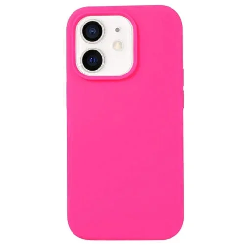Funda de Silicona Líquida para iPhone 12 Mini (Rosa Brillante)