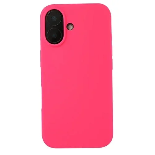 Funda de Silicona Líquida para iPhone 16 Plus (Rosa Brillante)