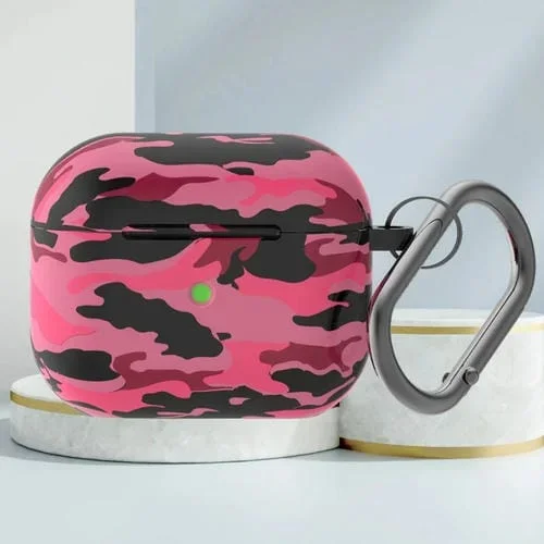 Funda de Silicona Mestivo Serie M Case Protección Auriculares Inalámbricos Camuflaje para Airpods 3 (M-6)