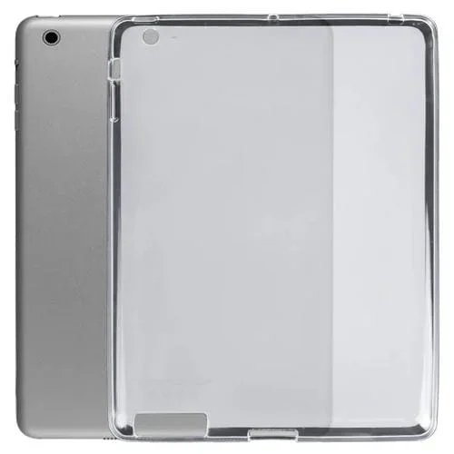 Funda de Tableta TPU para iPad 4 / 3 / 2 / 1 (Esmerilado Transparente)