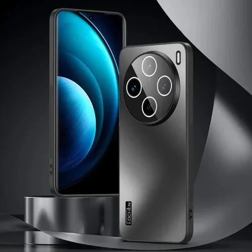 Funda de Teléfono a Prueba de Golpes con Todo Incluido de Metal Xuanying para Vivo X100S (Negra)