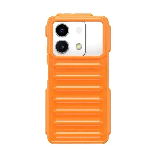 Funda de TPU Color Caramelo para Redmi Note 13R Pro Capsule Series (Naranja)