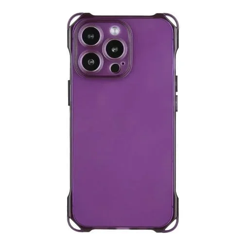 Funda de TPU para iPhone 16 Pro a Prueba de Golpes con Cuatro Esquinas (Morado)