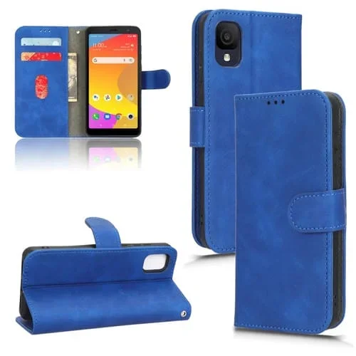 Funda Flip Magnética de Cuero para TCL Ion Z Skin Feel (Azul)