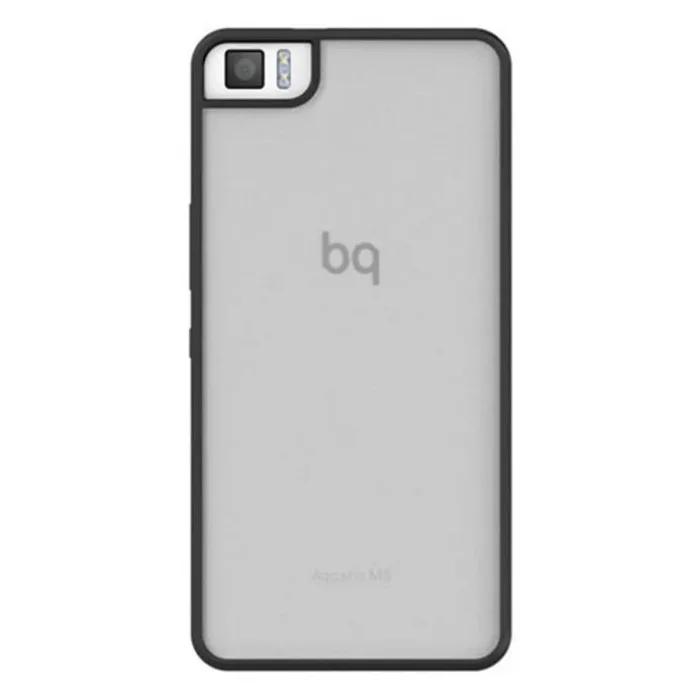 Funda gummy para bq aquaris m5 negro