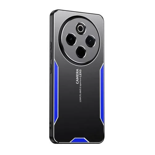 Funda Híbrida de TPU y Metal para Vivo X100S Blade Series (Azul)