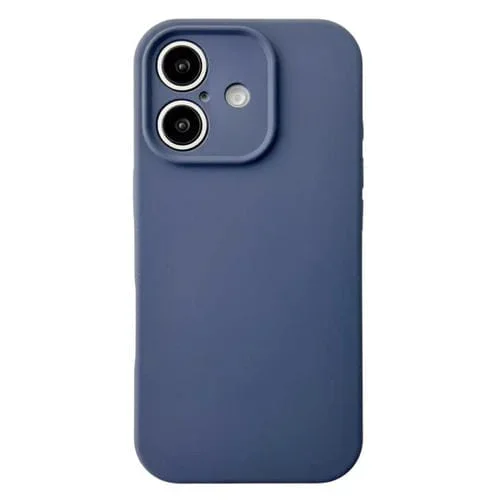 Funda híbrida poliuretano termoplástico con chip IC Magsafe para iPhone 16 (Azul Oscuro)