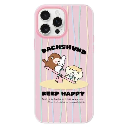 Funda Híbrida TPU Policarbonato iPhone 14 Pro Max Tacto Gelatina (Pink)