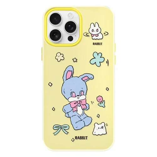 Funda híbrida TPU y PC iPhone 12 Pro Tacto Sedoso (Azul y Amarillo)