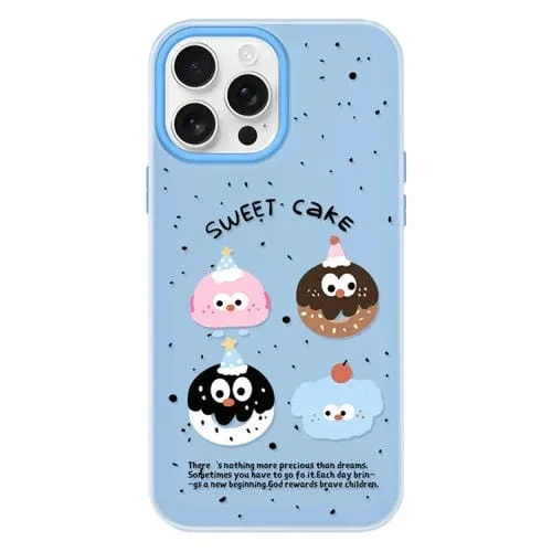 Funda híbrida TPU y PC iPhone 16 Pro Tacto Sedoso y Gelatinoso (Azul)
