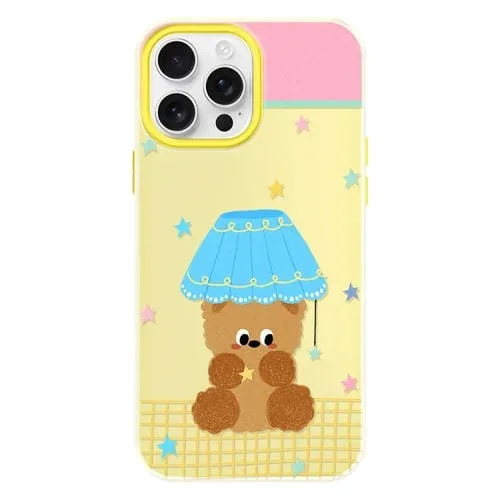 Funda híbrida TPU y Policarbonato para iPhone 12 Pro (Amarillo)